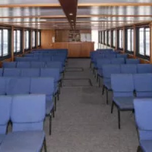 a room filled with furniture